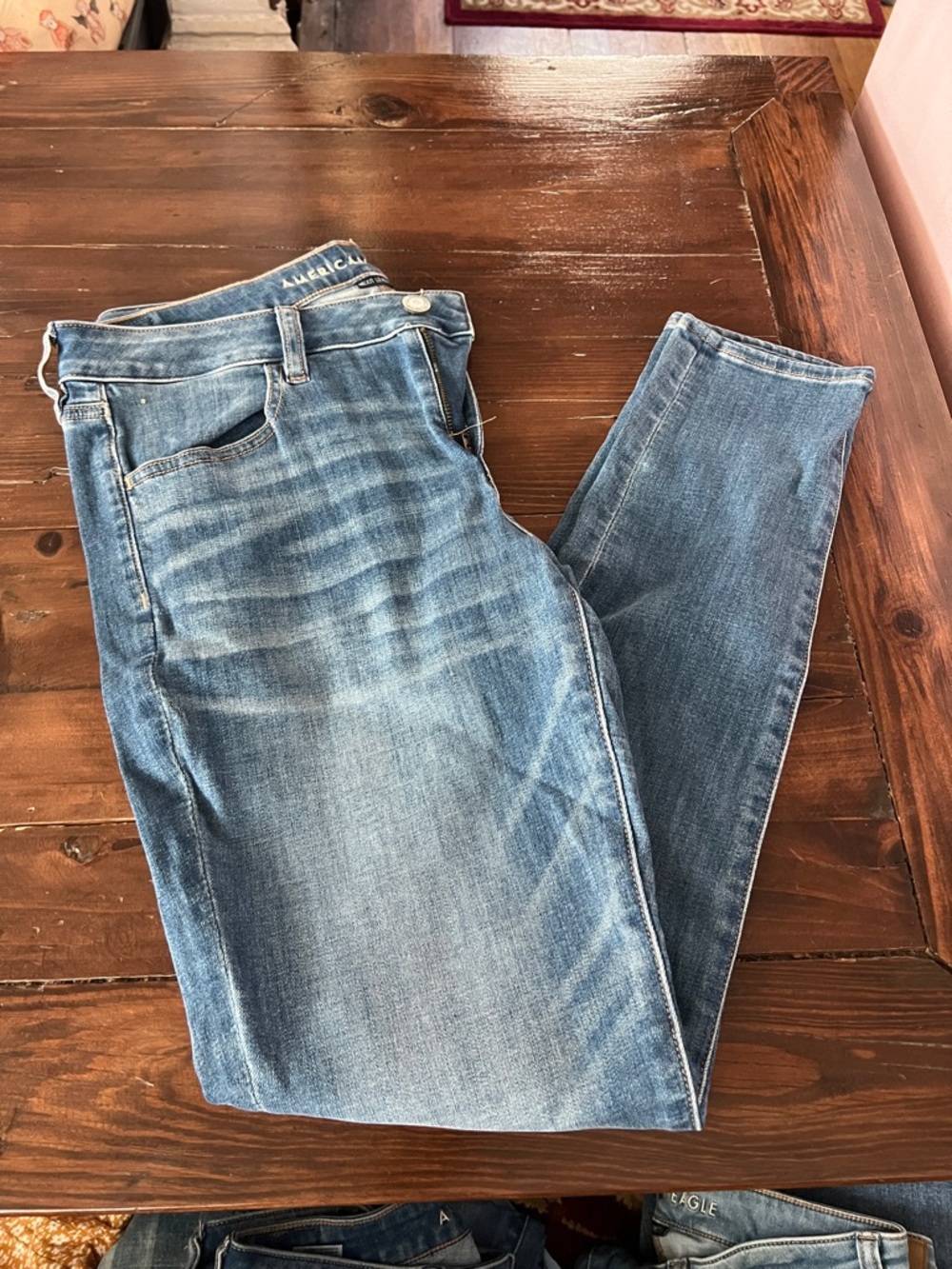 American Eagle Outfitters Women's Light Blue Jeggings
